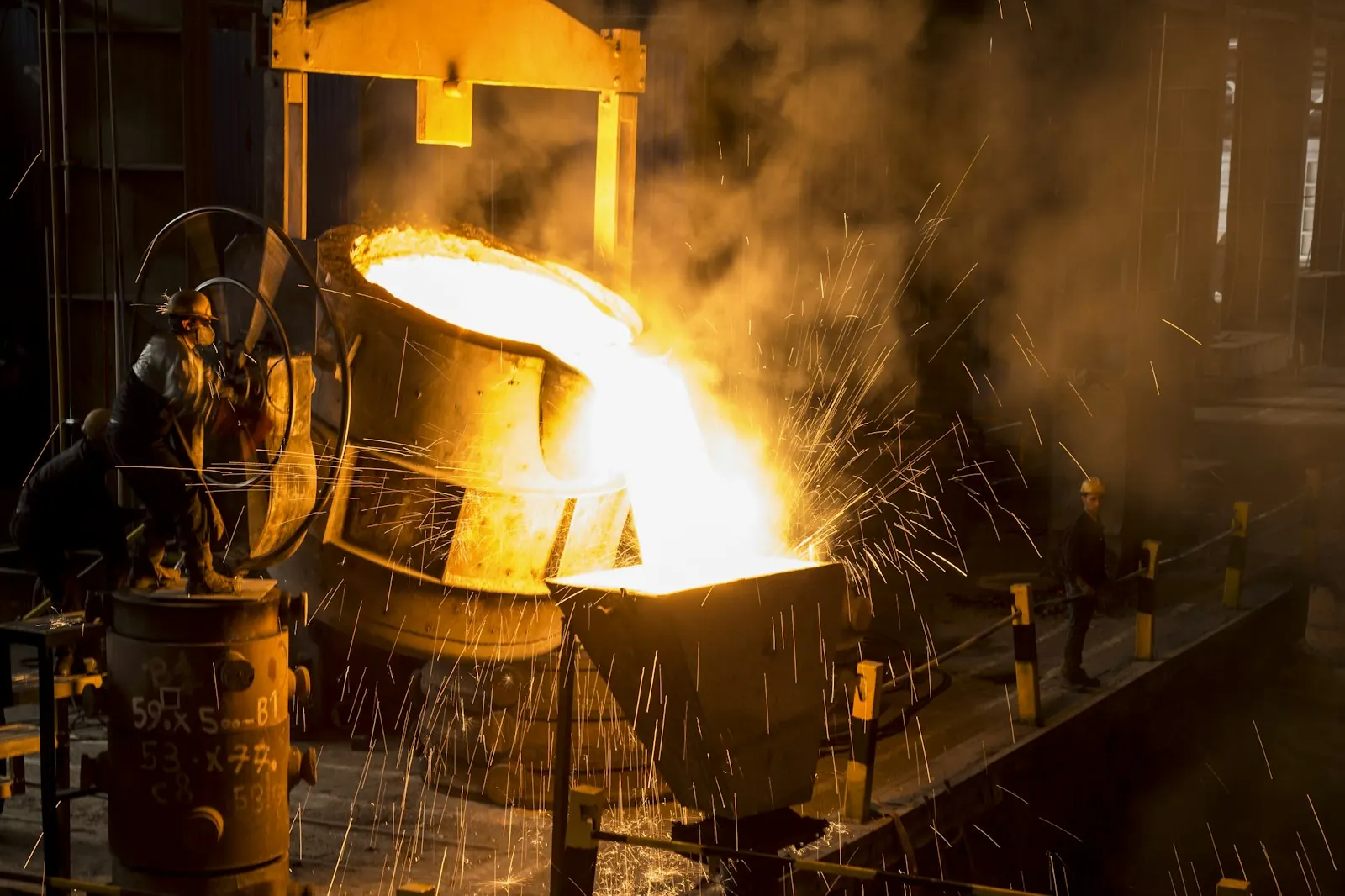 Vazamento de metal em molde