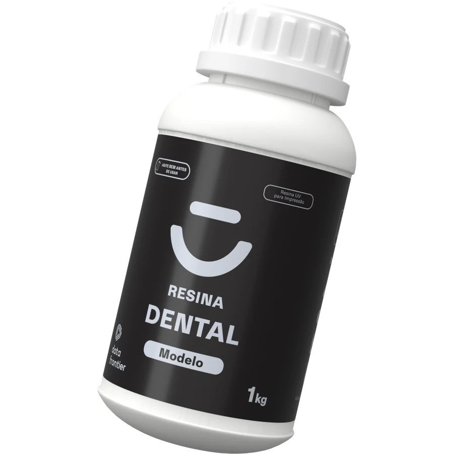 Frasco de resina 3D dental Data Frontier